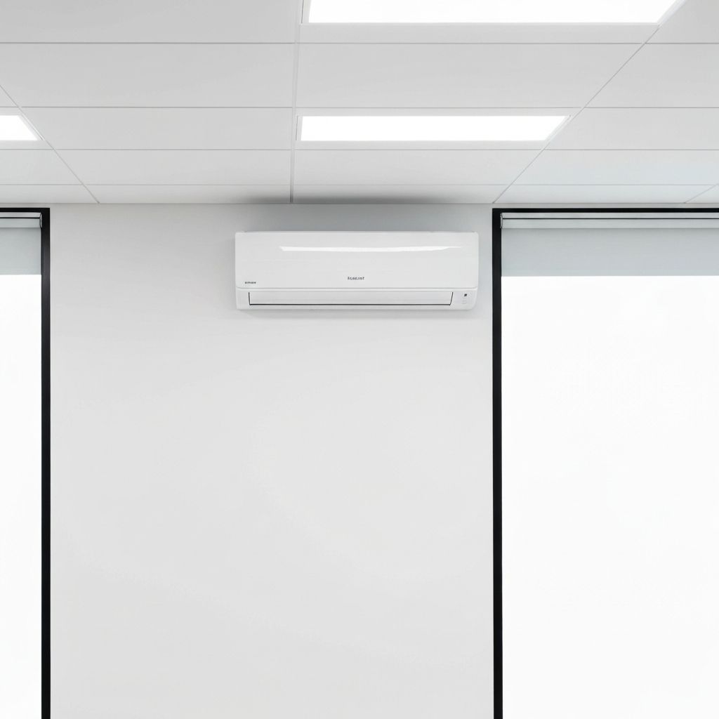 Ar-condicionado instalado em escritório